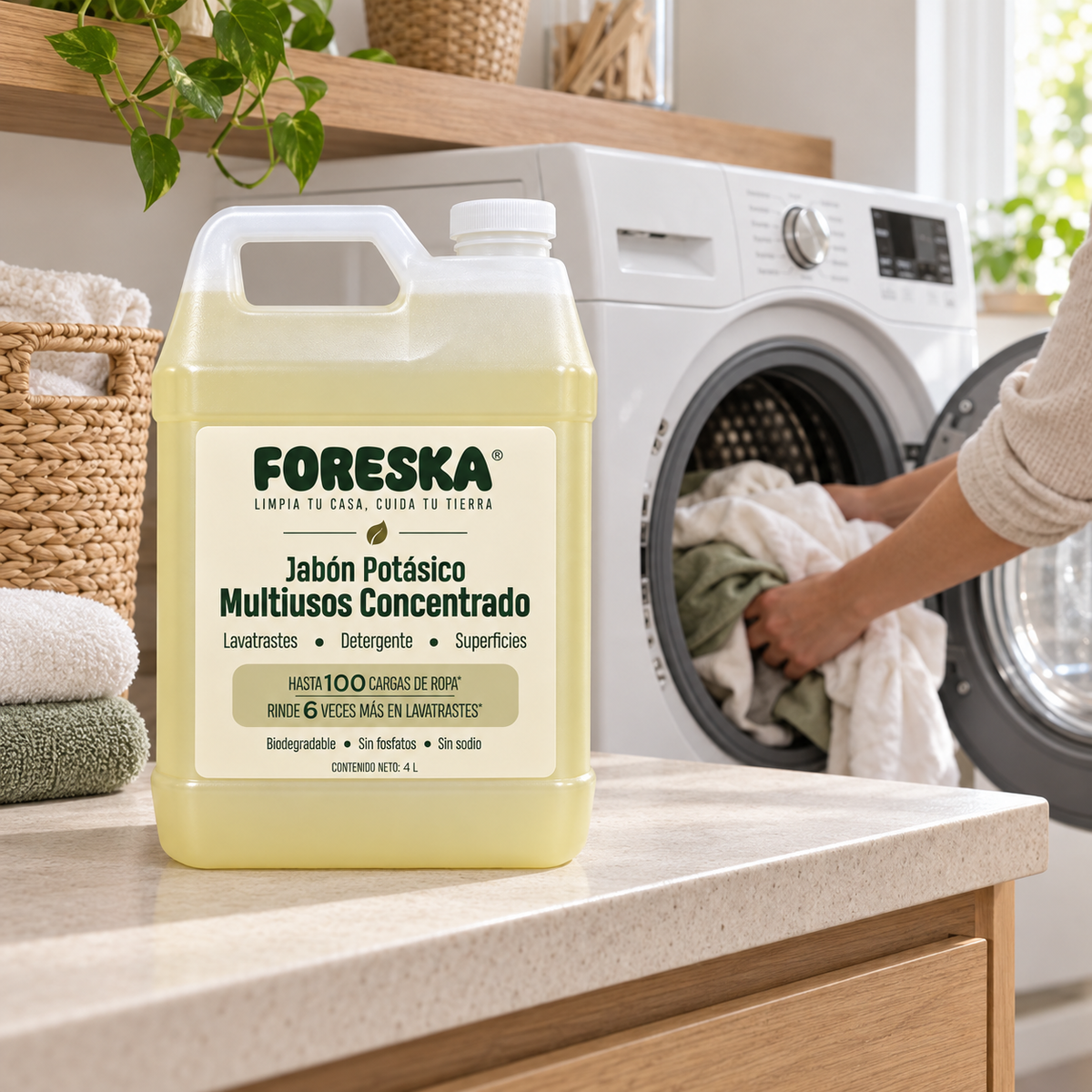 Foreska - Jabón Potásico Multiusos Concentrado Biodegradable